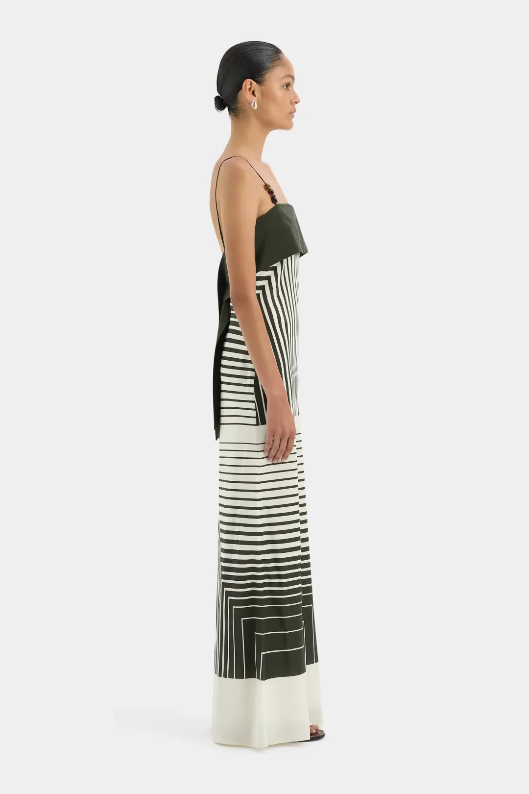 Sir The Label Leilana Slip Dress Garden Stripe Size 10  for rent on The Volte - main image