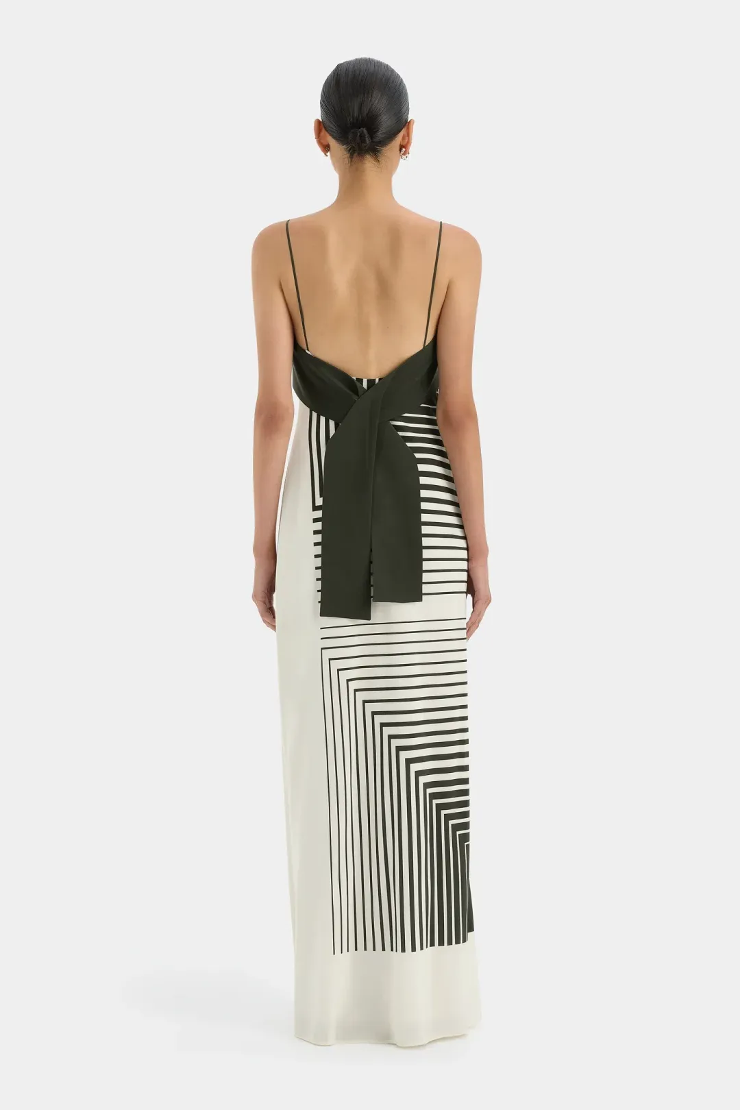 Sir The Label Leilana Slip Dress Garden Stripe Size 10  for rent on The Volte - main image