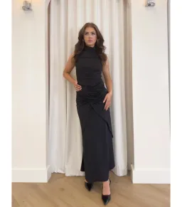 Bianca & Bridgett Jodie Ruched Top and Skirt Set Black Size L / AU 12 for rent on The Volte - image 1