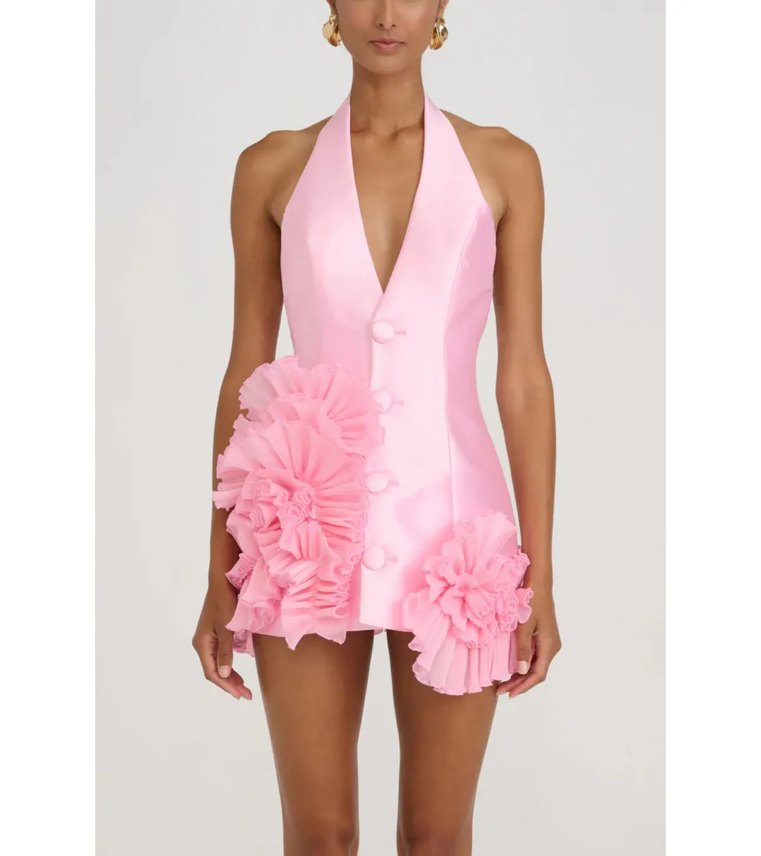 Eliya the Label Belinda Dress Baby Pink Size S / AU 8 for rent on The Volte - main image