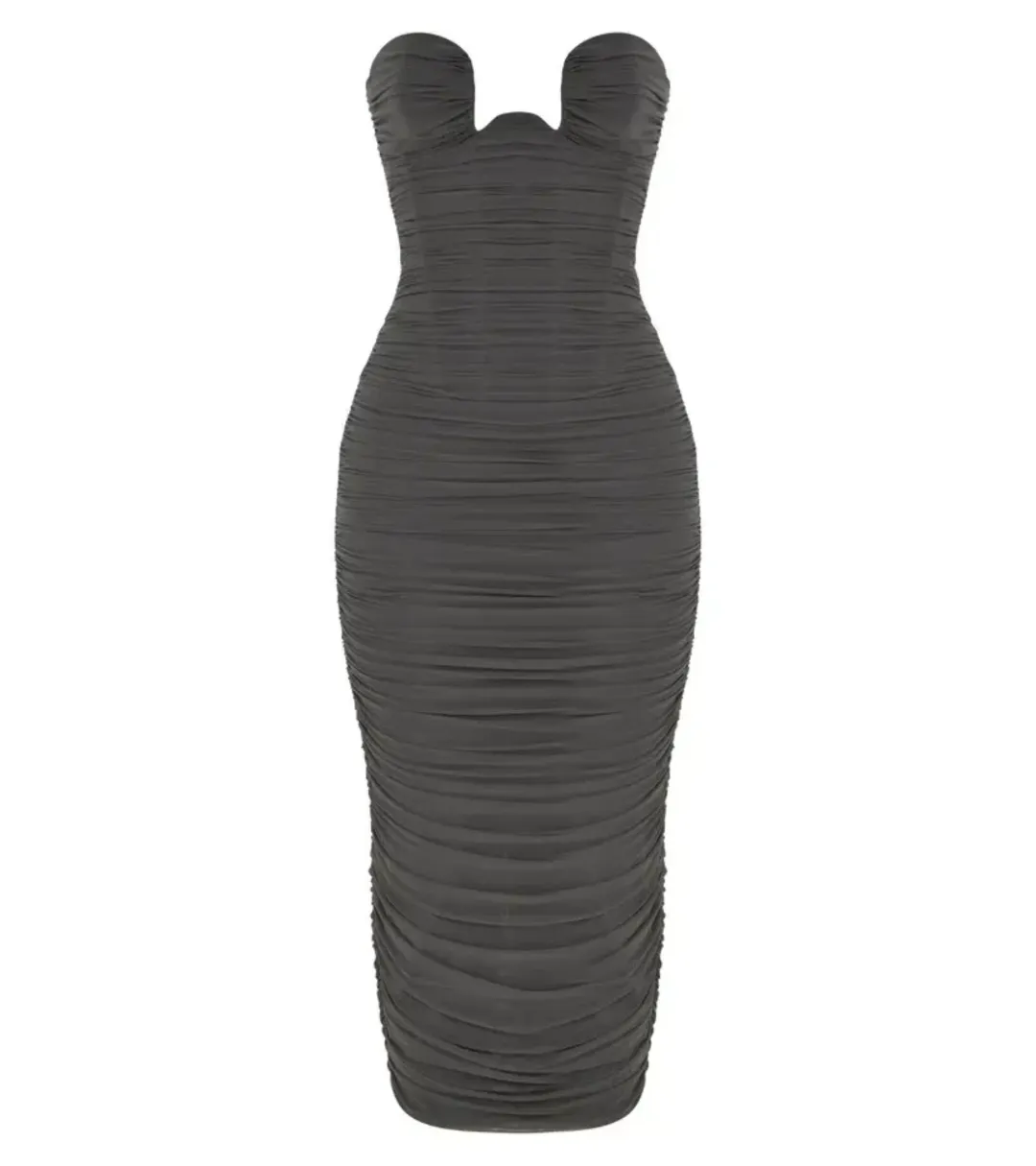 House Of Cb Cindy Strapless Ruched Body-con Dress Size S / AU 8  for rent on The Volte - main image