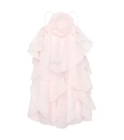 Aje Pandorea Layered Mini Dress Pastel Pink Size AU 6 for rent on The Volte - image 6