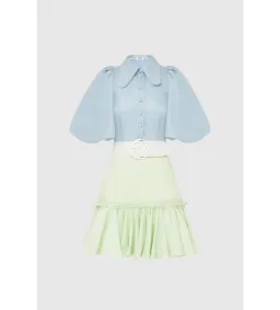 Leo Lin Cambridge Mini Dress Air Size 6 for rent on The Volte - image 1