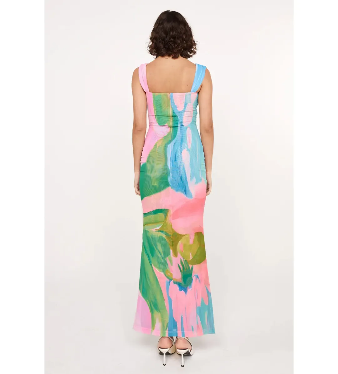 She Is Olla Imogen Dress Midi Blue Size 8 for rent on The Volte - main image