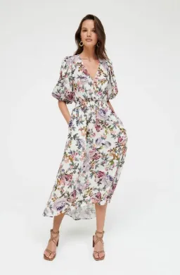Sheike Lilac Blooms Floral Maxi Dress Size AU 12 for rent on The Volte - image 1