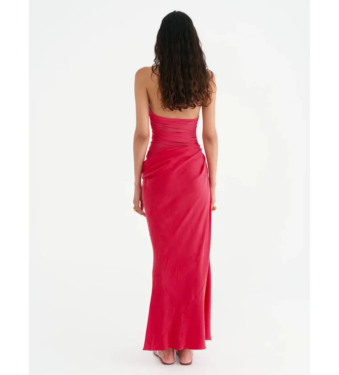 Benni Gina Maxi Dress Watermelon Size 8 for rent on The Volte - main image