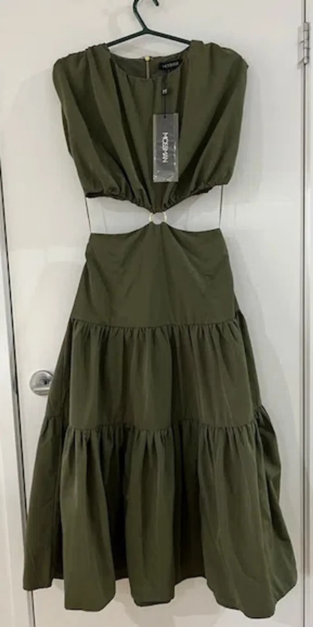 Mossman Streamline Maxi Dress Green Size 8 for rent on The Volte - main image