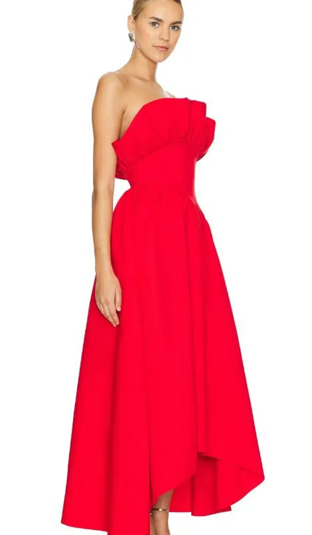 Elliatt Laurel Dress in Red Size L (12) for rent on The Volte - main image