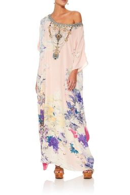 Camilla Harajuku Heiress Round Neck Kaftan Floral One Size for rent on The Volte - image 1