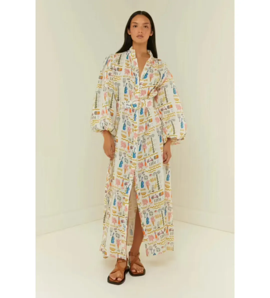 Palm Noosa Noddy Dress in Verano White AU 8 for rent on The Volte - main image