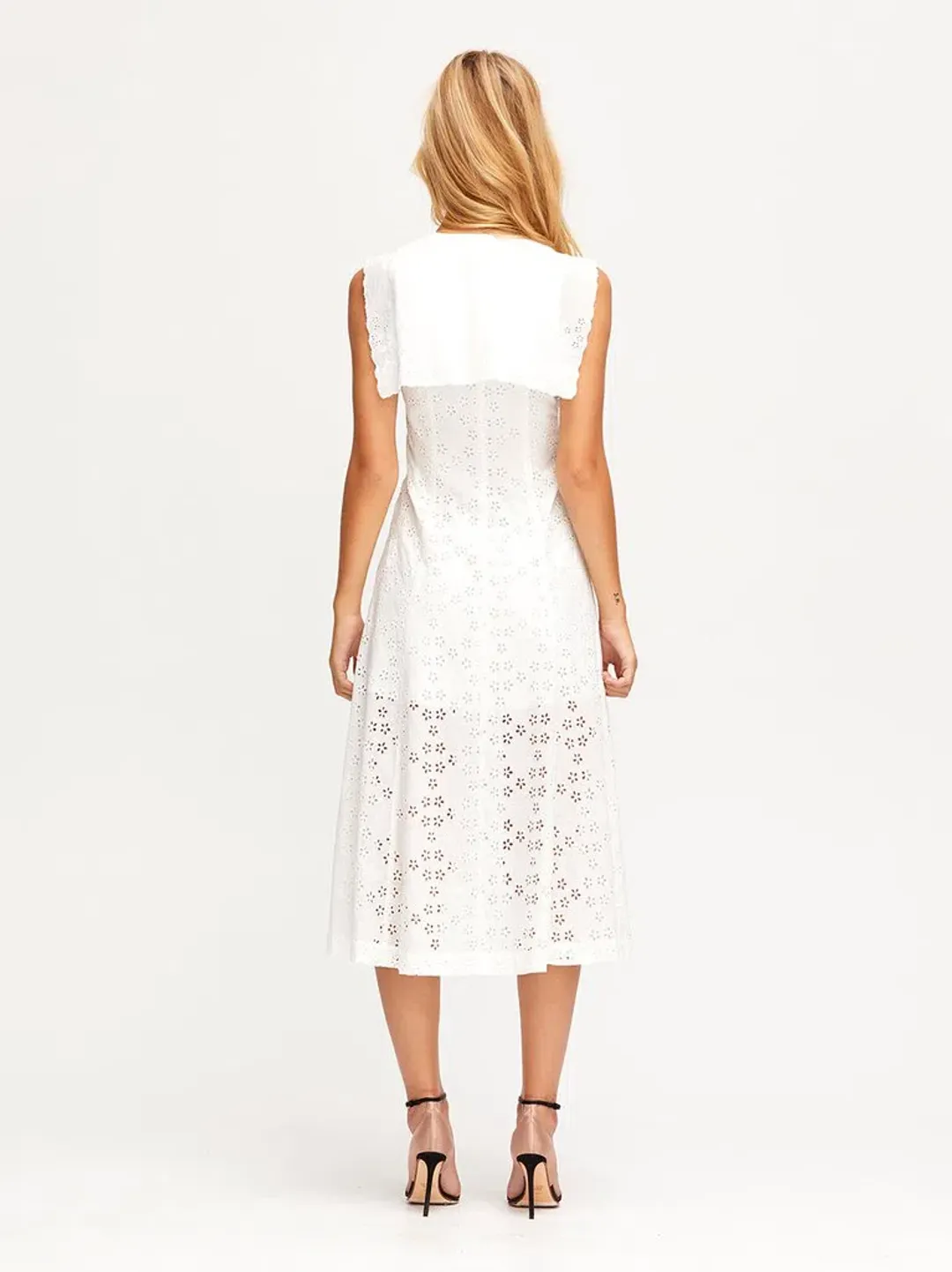 Alice McCall Wilde Grotto Midi Dress Porcelain White Size 4 for rent on The Volte - main image