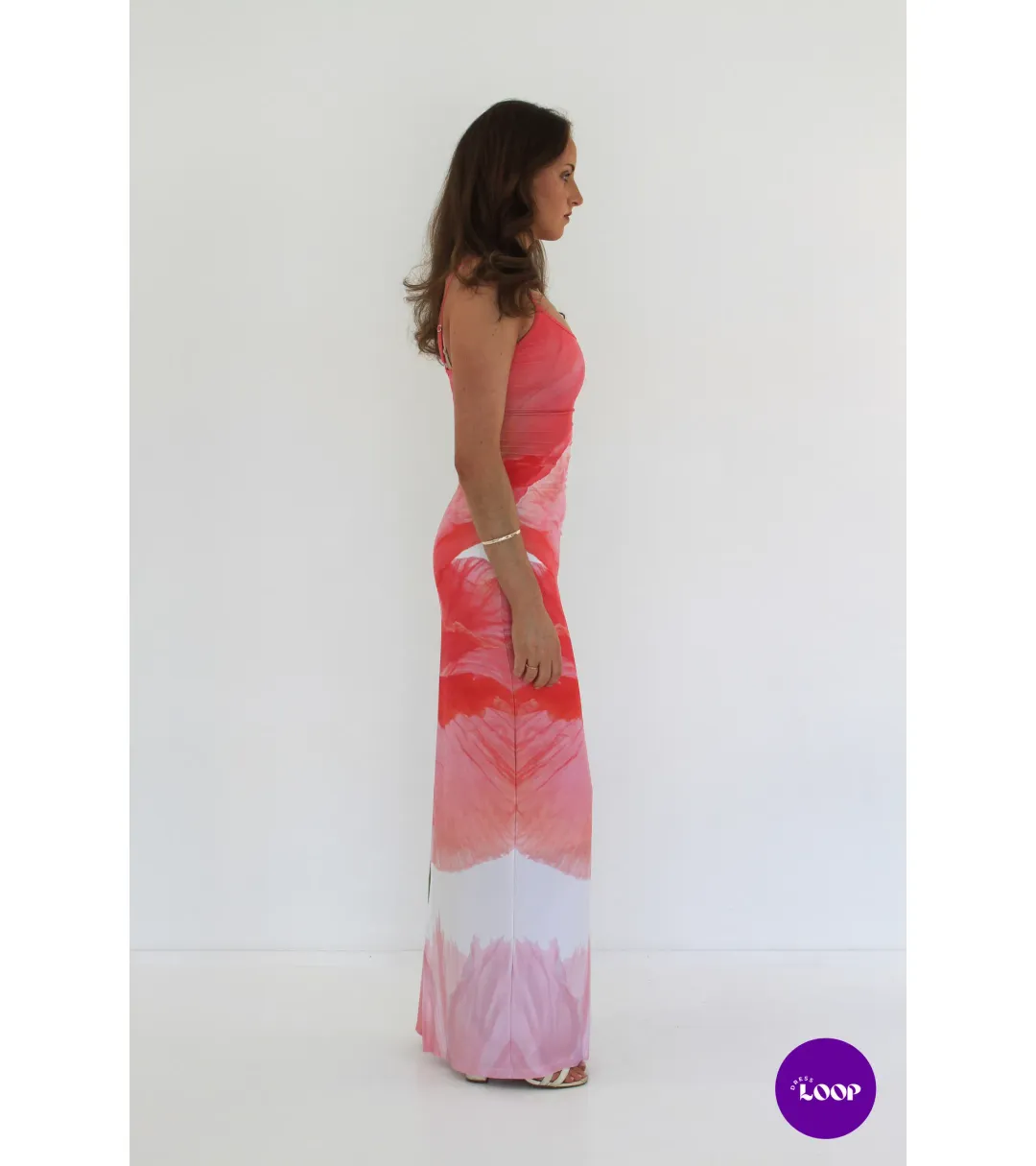 With Harper Lu Safari Slip Maxi Dress Floral Size XS/AU 6 for rent on The Volte - main image