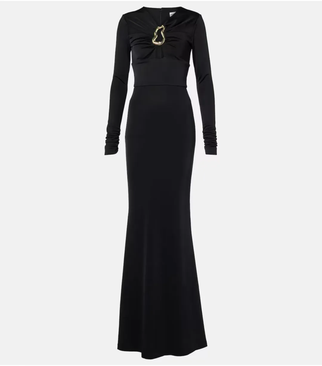 Rebecca Vallance Domenica Cut Out Gown Black Size AU 14 for rent on The Volte - main image