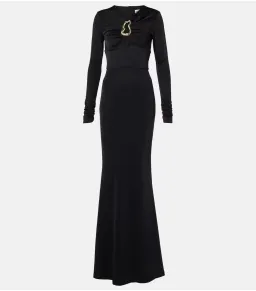 Rebecca Vallance Domenica Cut Out Gown Black Size AU 14 for rent on The Volte - image 4