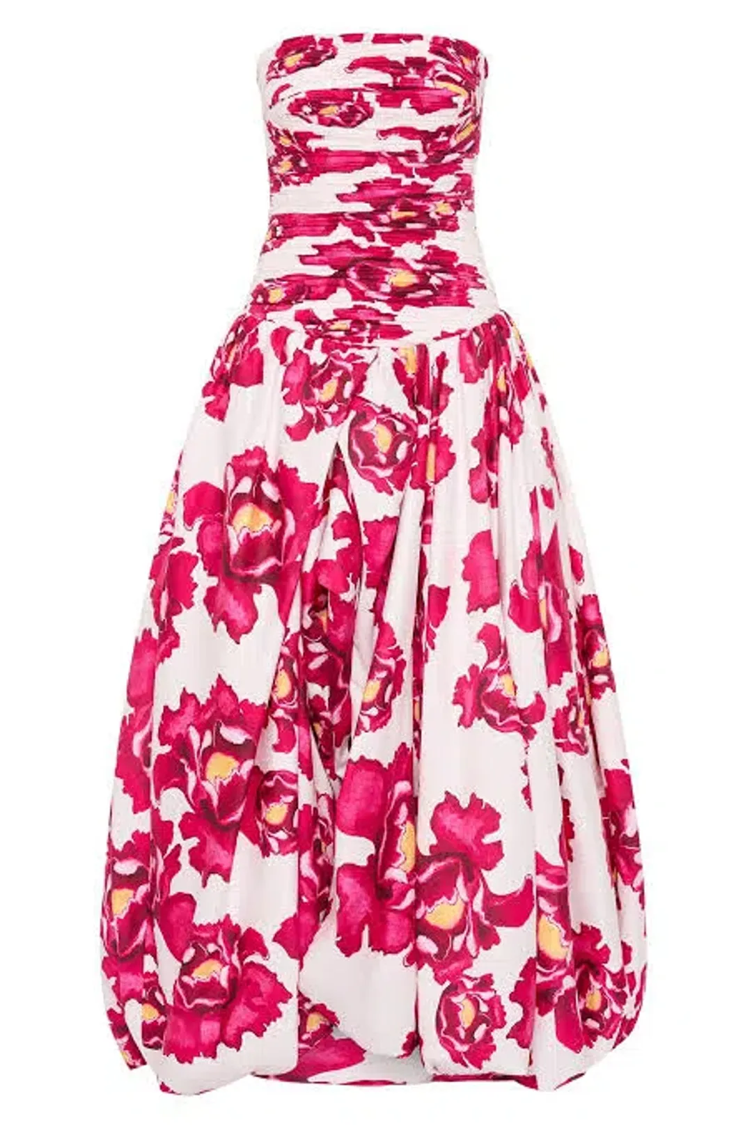 AJE Behold Maxi Dress Red Floral Size AU 16 for rent on The Volte - main image