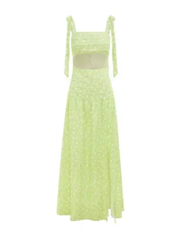 Issy Adore Maxi Dress Green Size 8 for rent on The Volte - image 4