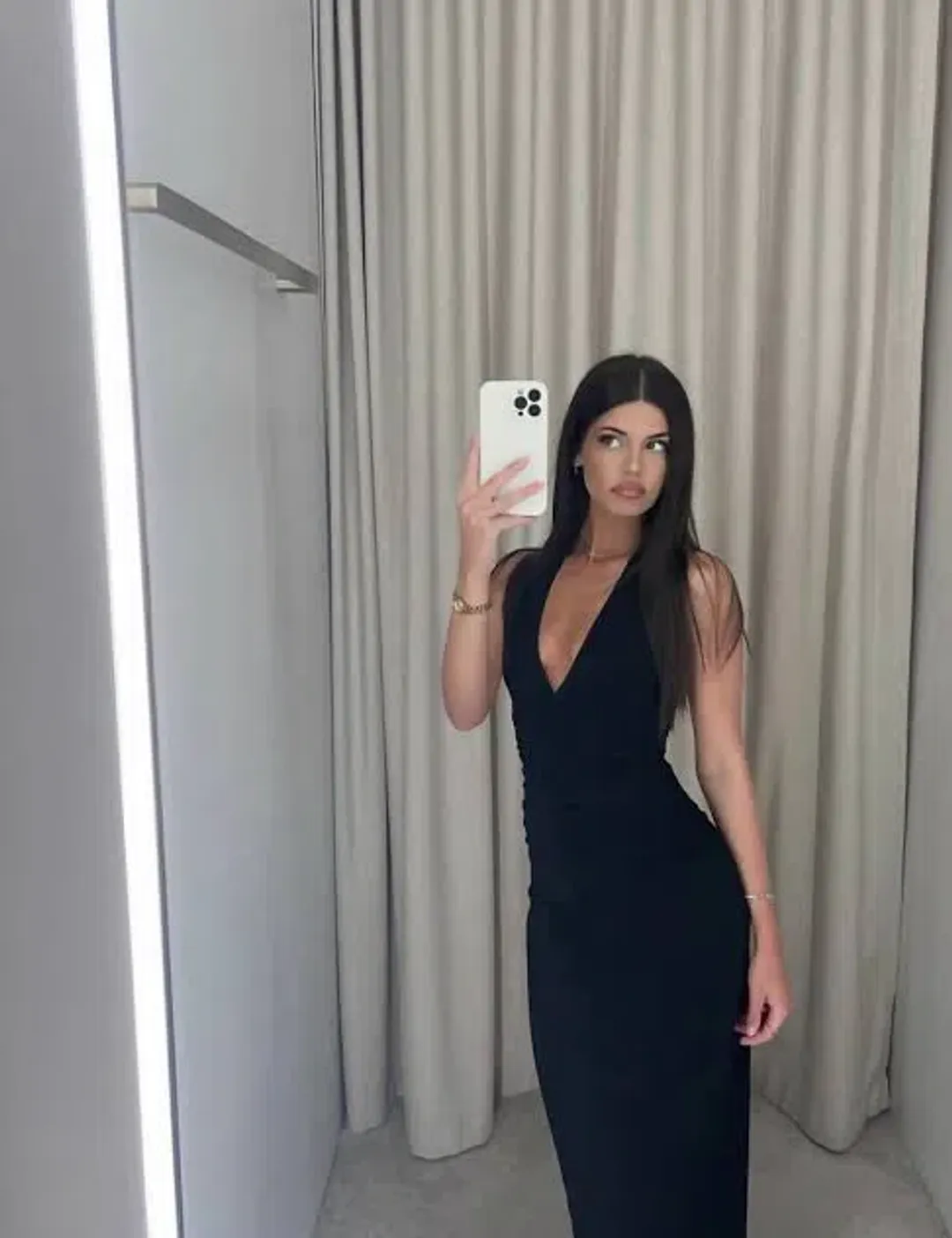 Kookai Brooklyn Maxi Dress Black Size 6 for rent on The Volte - main image