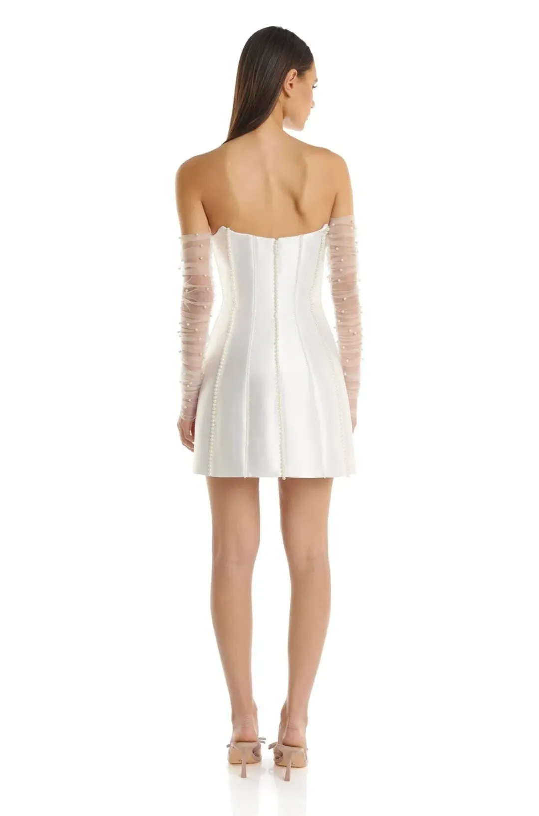 Eliya The Label Kayla Mini Dress White Size 6 for rent on The Volte - main image