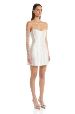 Eliya The Label Kayla Mini Dress White Size 6 for rent on The Volte - image 2