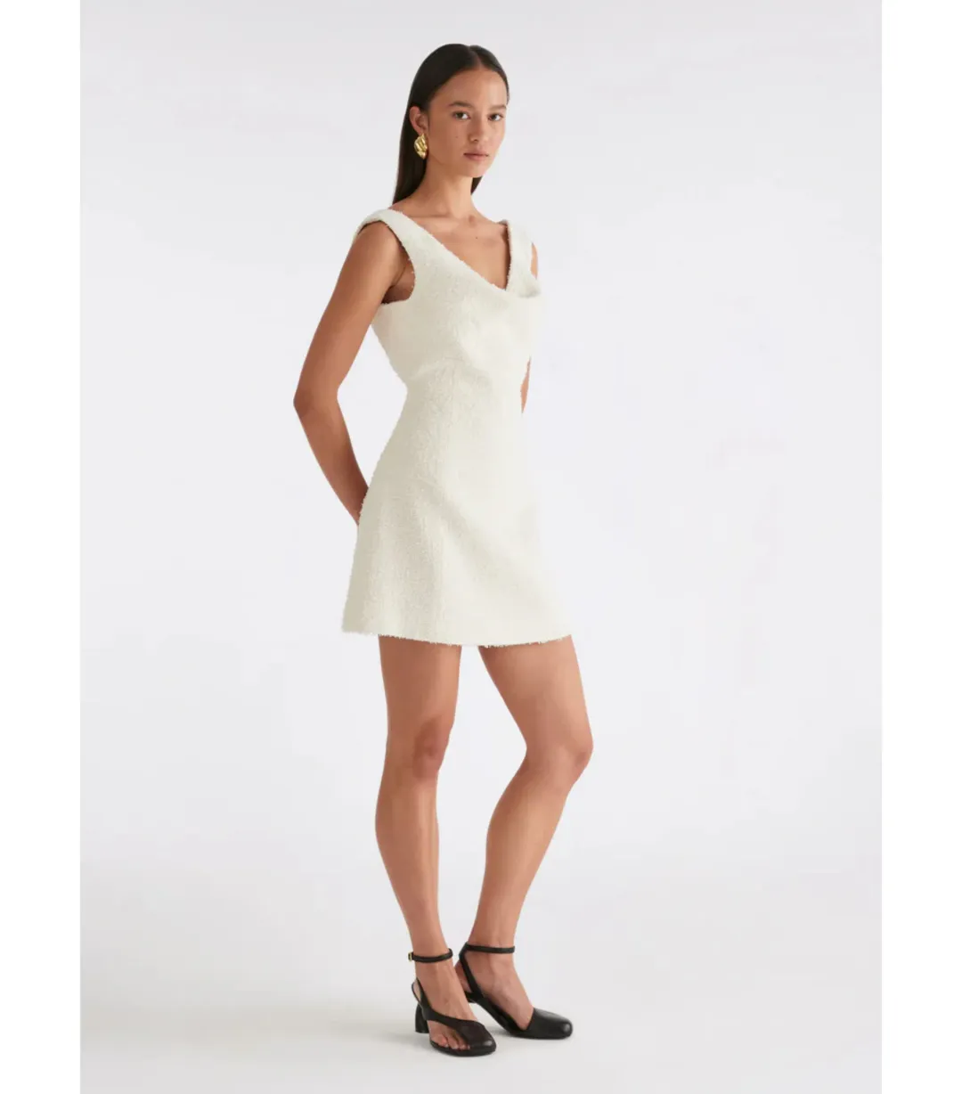 Anna Quan Bella Mini Dress Porcelain Size 10 for rent on The Volte - main image