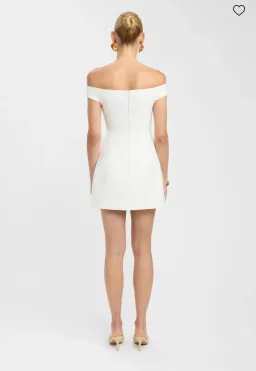 Kookai Alto Off Shoulder Mini White Size AU 12 for rent on The Volte - image 3