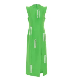 Alemais Dazzle Midi Dress Green Size AU 8  for rent on The Volte - image 5