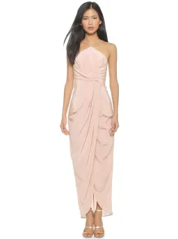 Zimmermann Silk Tuck Long Dress Pink Size 2 / AU 12 for rent on The Volte - image 1