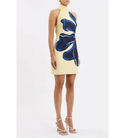 Rebecca Vallance Indigo Bloom Mini Dress Size 8 for rent on The Volte - image 2