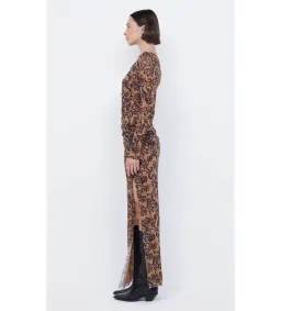 Bec & Bridge Western Sun Long Sleeve Maxi Dress Bandana Size AU 8 for rent on The Volte - image 3