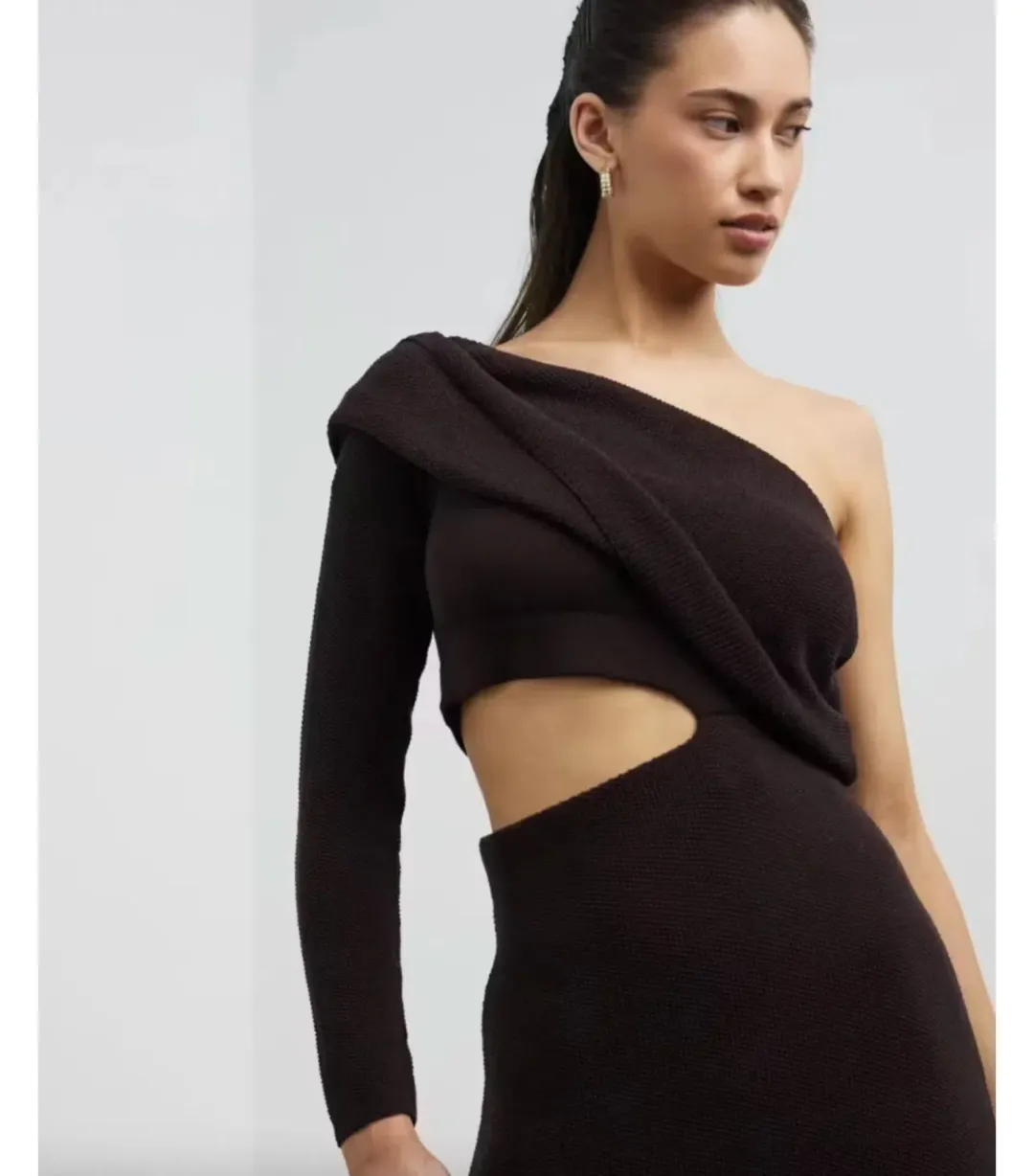 Camilla and Marc Javier Knit Dress Brown Size S / AU 6 for rent on The Volte - main image
