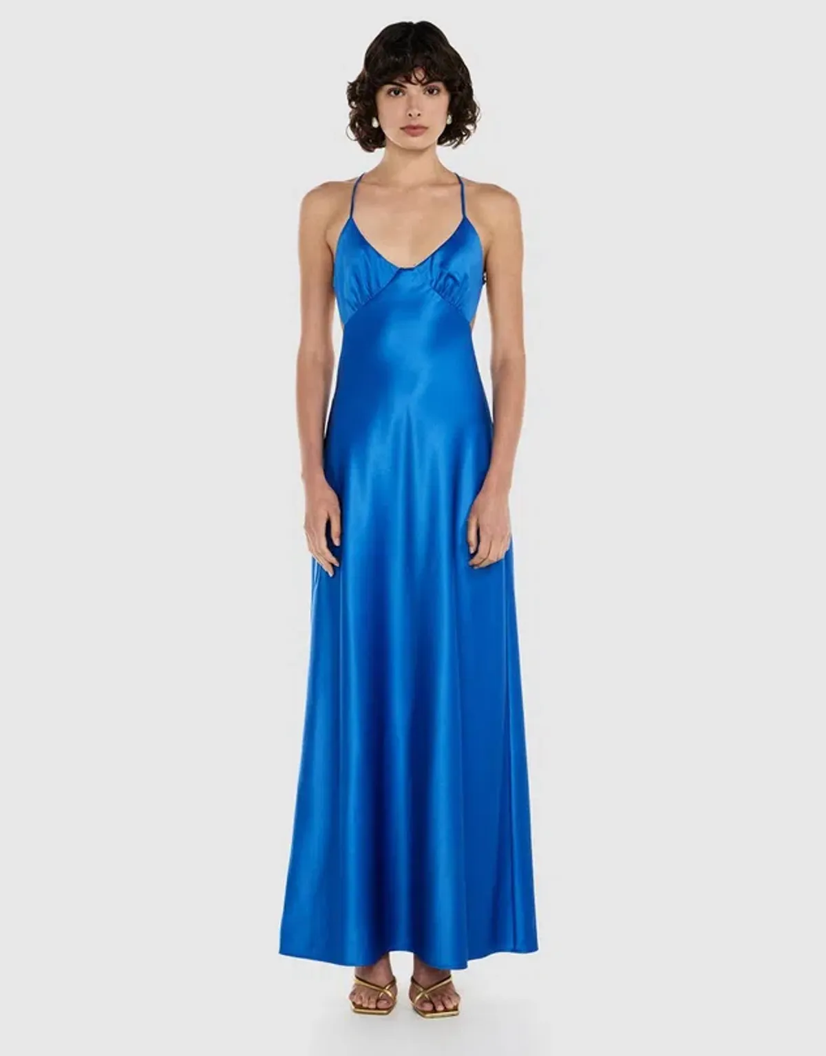 Manning Cartell Saturation Point Slip Dress Blue Size 10 for rent on The Volte - main image
