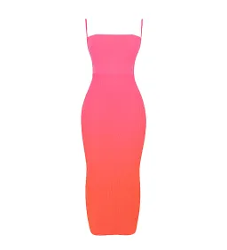 House Of Cb Calista Ombre Maxi Dress Pink  Size S / Size Au 8 for rent on The Volte - image 6