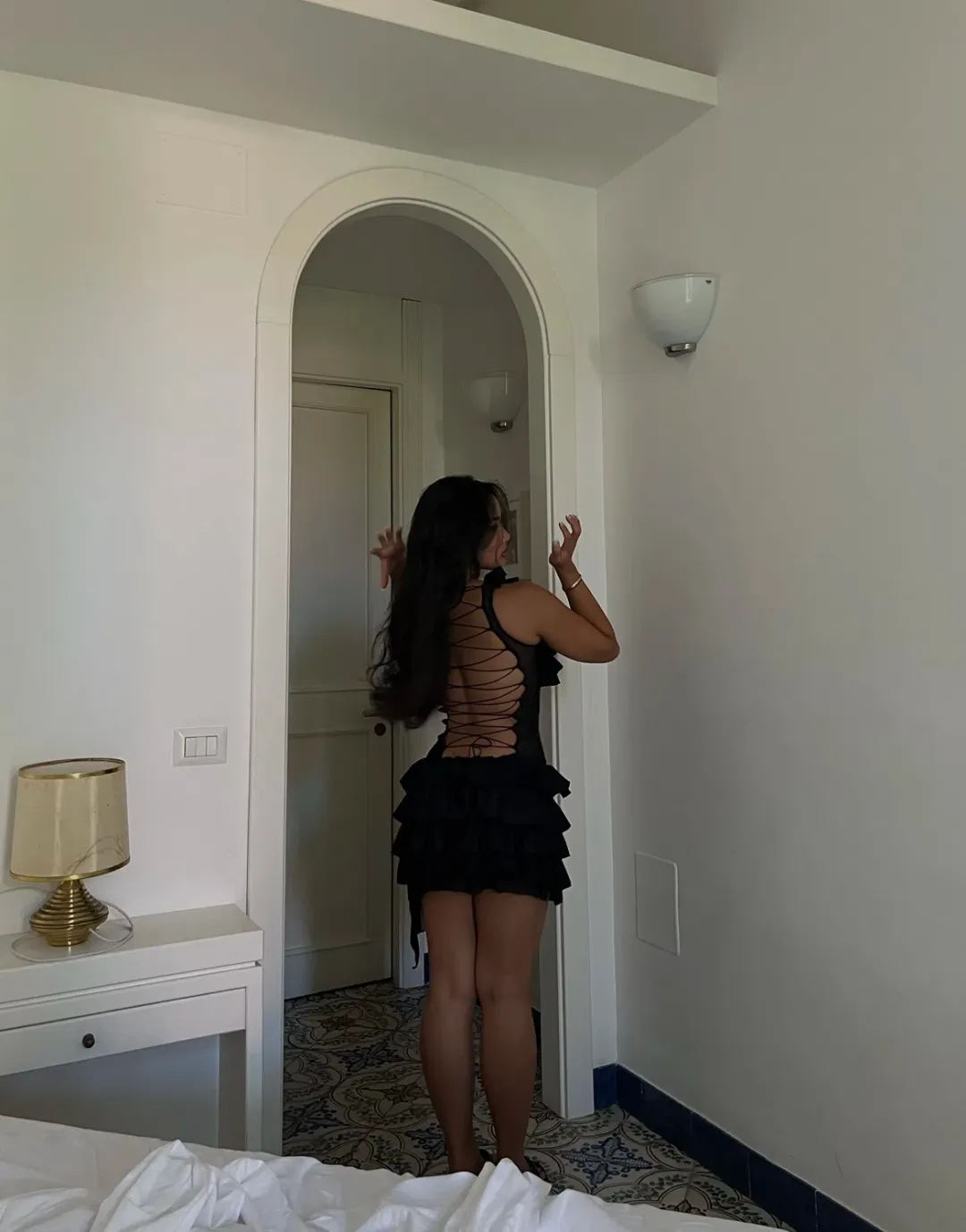 Bye Bambi Black Natalya Dress Black Size 10 for rent on The Volte - main image