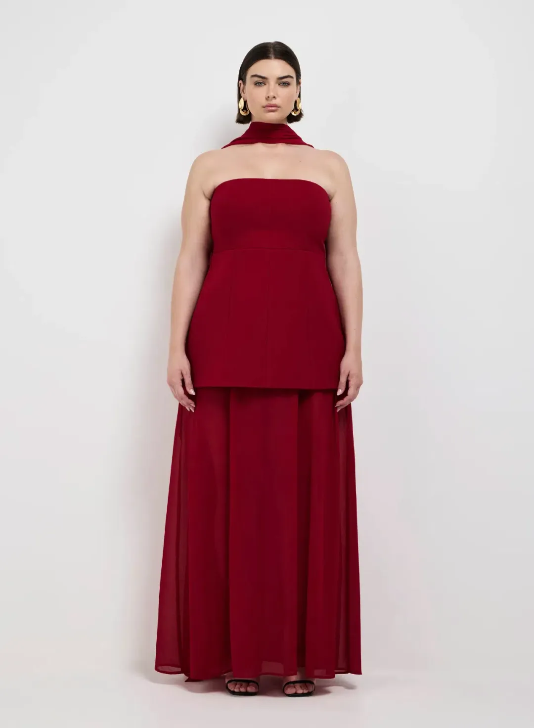 Sheike Marissa Maxi Dress Plum Size 8 for rent on The Volte - main image