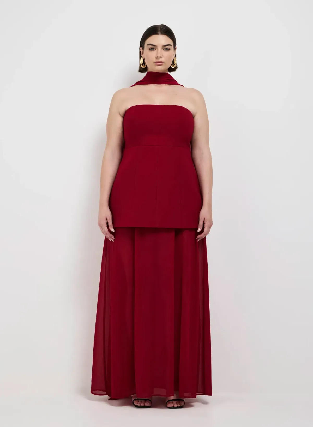 Sheike Marissa Maxi Dress Plum Size 8 for rent on The Volte - main image