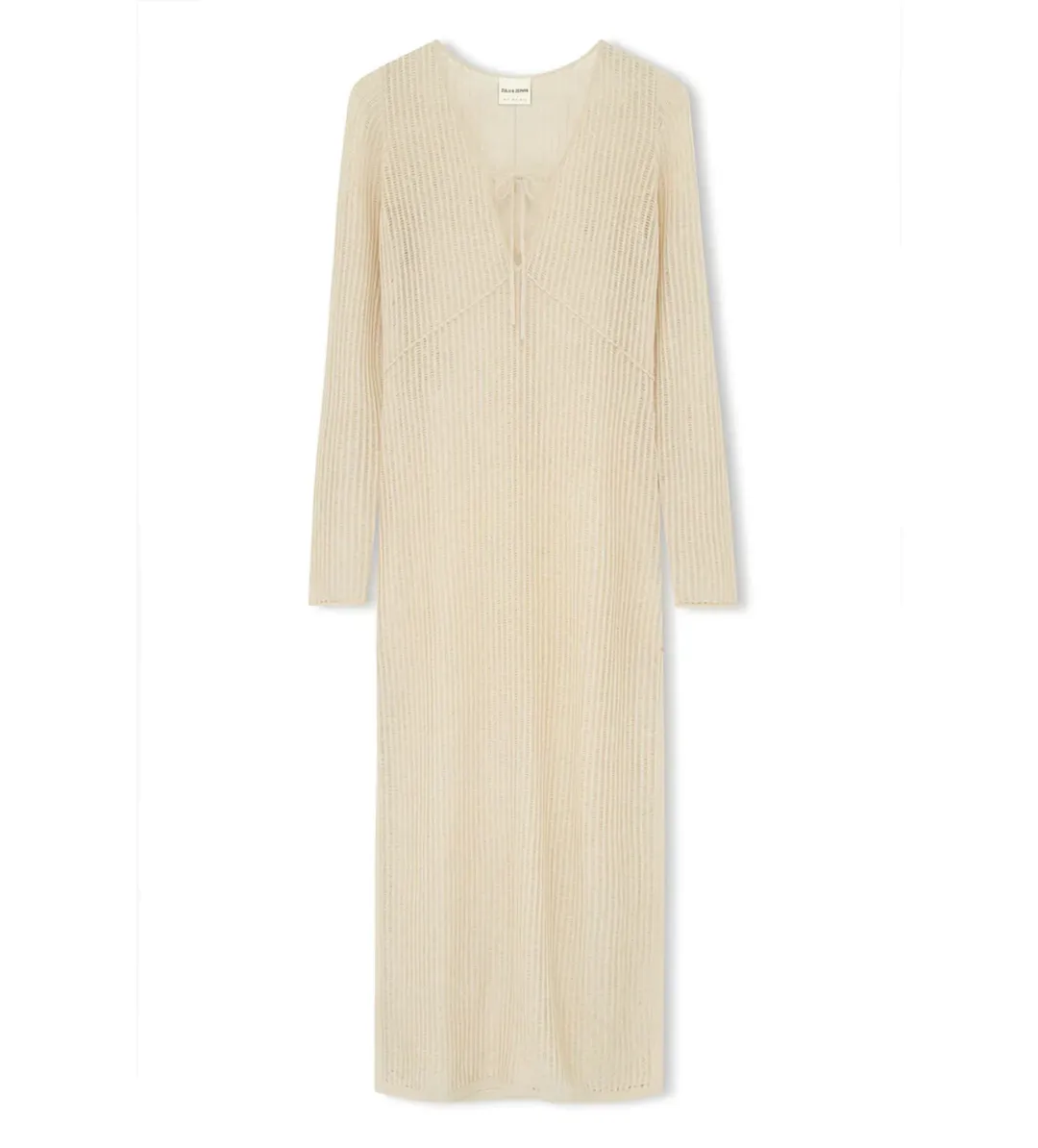 Zulu & Zephyr Husk Lattice Knit Dress Size 14 for rent on The Volte - main image