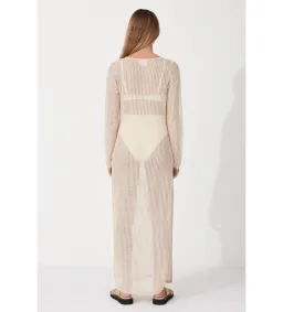 Zulu & Zephyr Husk Lattice Knit Dress Size 14 for rent on The Volte - image 3