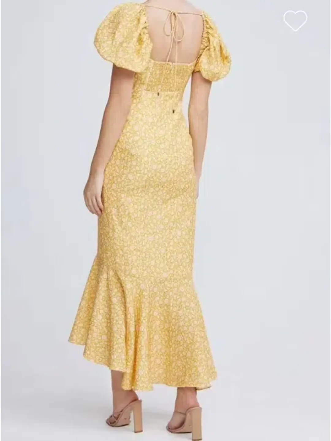 Significant Other Jacinta Dress in Champagne Pansy  Size 8  for rent on The Volte - main image