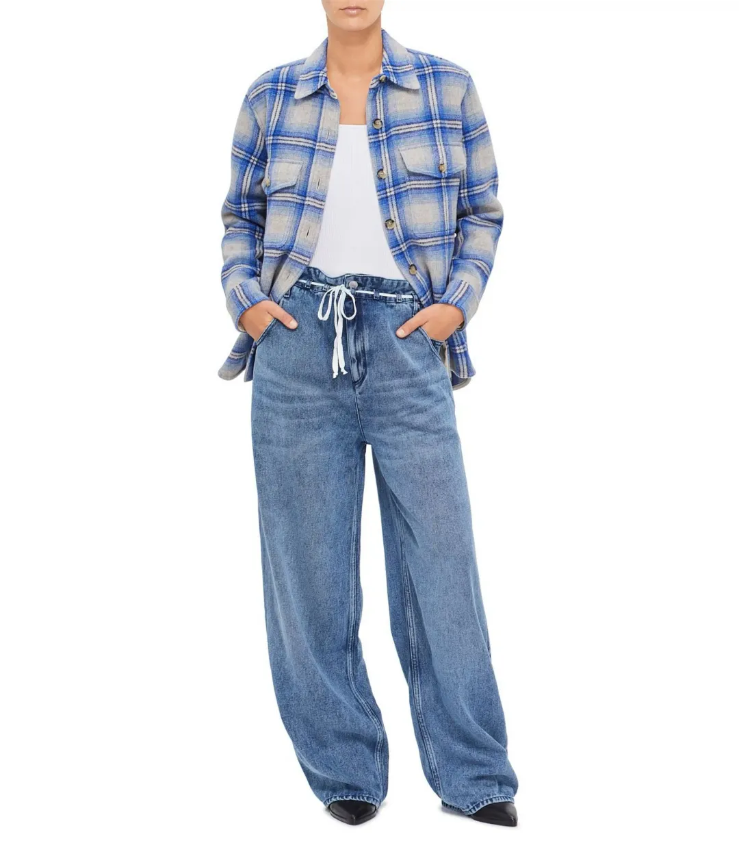 Isabel Marant Jordy Relaxed Denim Jean Blue Size 40 FR / AU 12 for rent on The Volte - main image