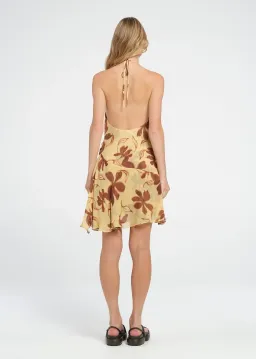 Benni Harlow Halter Dress Printed Size 8 for rent on The Volte - image 2