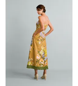 Lovaan Studios Phillipa Midi Dress Meadow Floral Size 10  for rent on The Volte - image 2