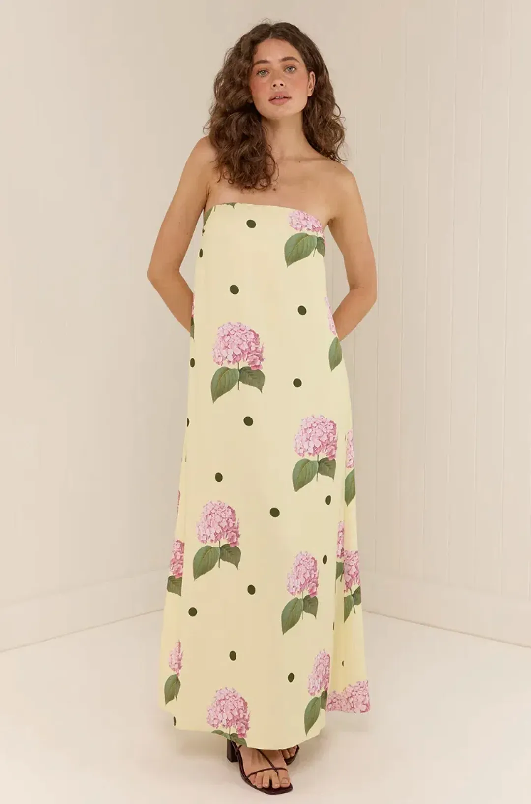 Alessia Dress Yellow Size 10 for rent on The Volte - main image