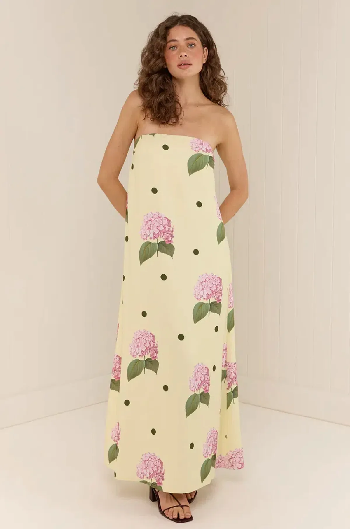 Alessia Dress Yellow Size 10 for rent on The Volte - main image