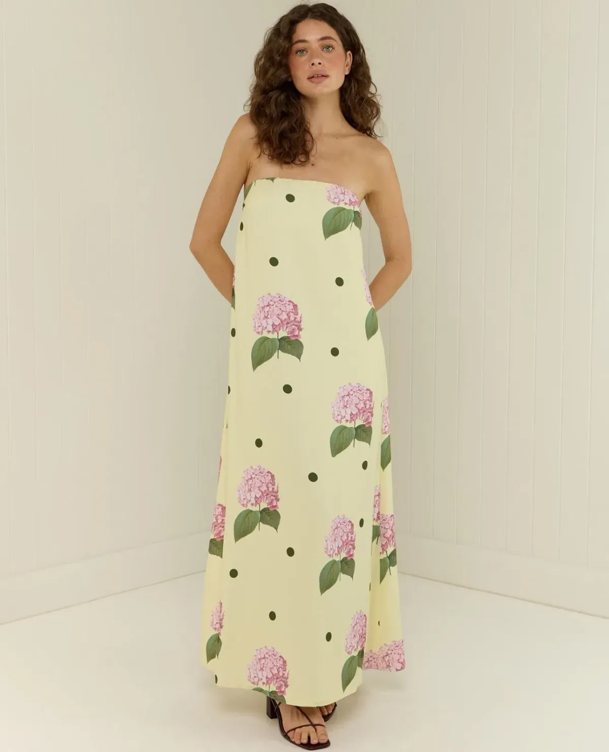 Palm Noosa Alessia Dress Portofino Polka Dot Size 12  for rent on The Volte - main image