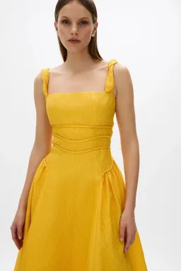 Rachel Gilbert Sophia Strap Yellow Size AU 8 for rent on The Volte - image 2