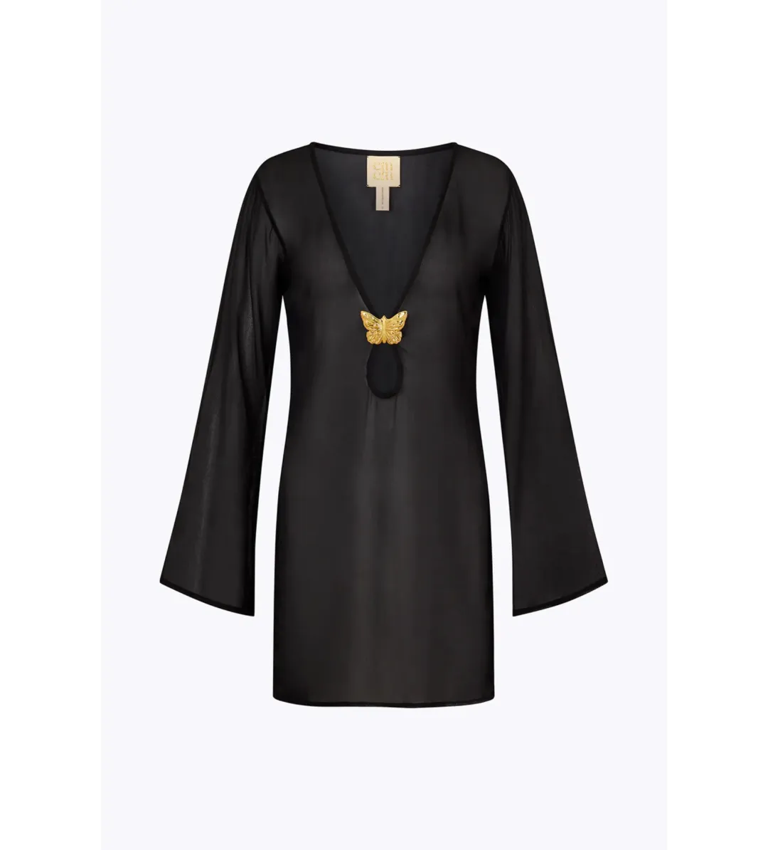 CIN CIN Lulu Butterfly Dress Black Size S / AU 8 for rent on The Volte - main image