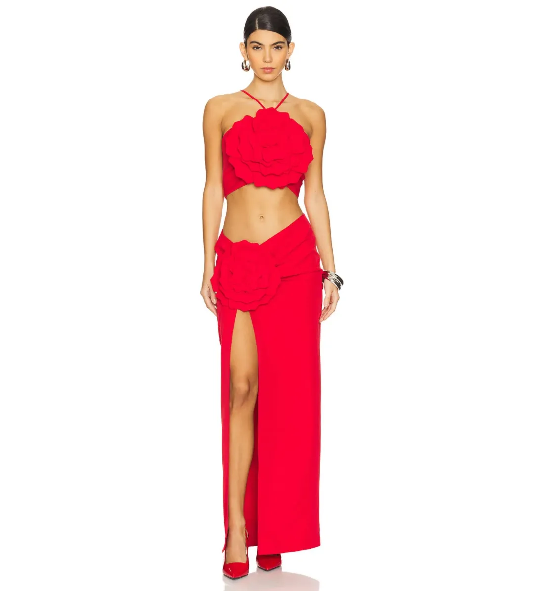 Lovers and Friends Artemis Gown in Red Size S/Au 8  for rent on The Volte - main image