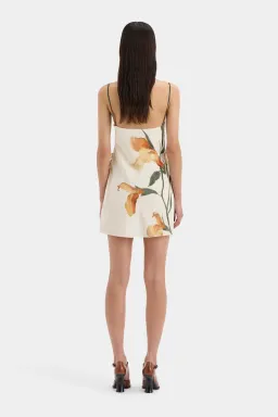 Sir the Label Constance Tie Mini Dress Iris Floral Size 3/Au 12 for rent on The Volte - image 1