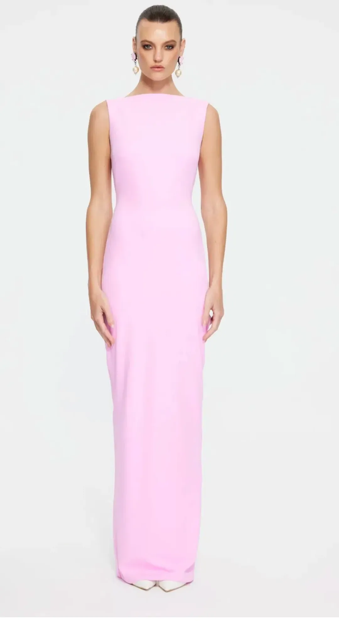 Effie Kats Verona Gown Pink Size AU 10 for rent on The Volte - main image