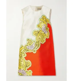 Alemais Sierra Printed Satin-twill Mini Dress Print Size 10 for rent on The Volte - image 4